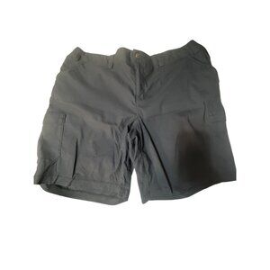 Duluth Dry On The Fly Womens Cargo Shorts 24W Black Quick-Dry Nylon & Spandex